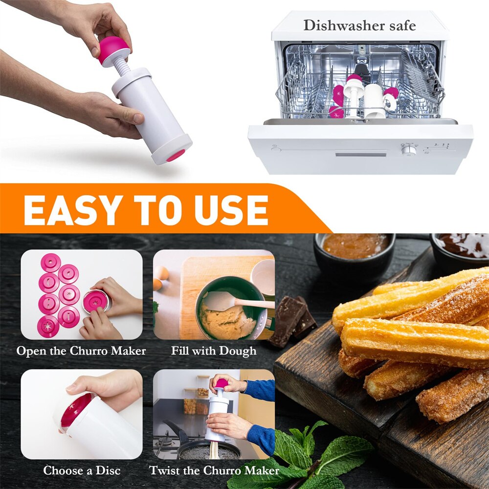 Plastic Churro Maker Kit Porta - огляд і ціна Churros Maker Gun