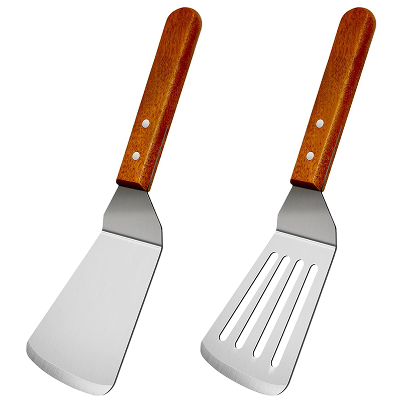 Metal Spatulas for Cast Iron S - огляд і ціна Okonomiyaki Spatula