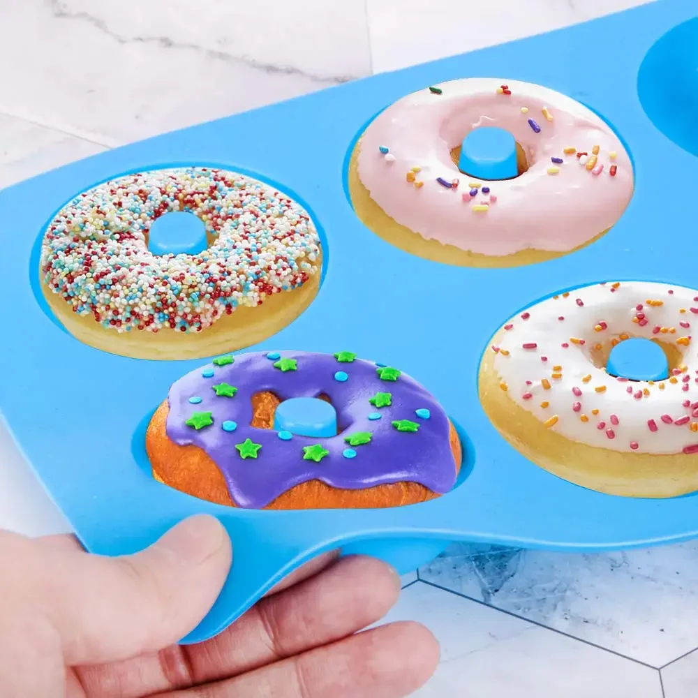 1/2pcs Silicone Muffins Donut  - огляд і ціна Donut Mold Silicone