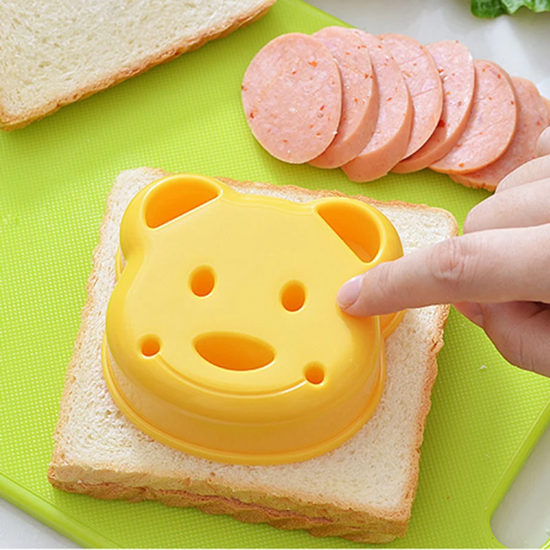 2pcs Sandwich Mould Bear Cat R - огляд і ціна Bunny Cake Mold