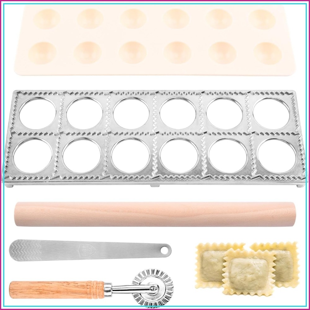 12-Hole Ravioli Press Mold Set - огляд і ціна Dumpling Press Set