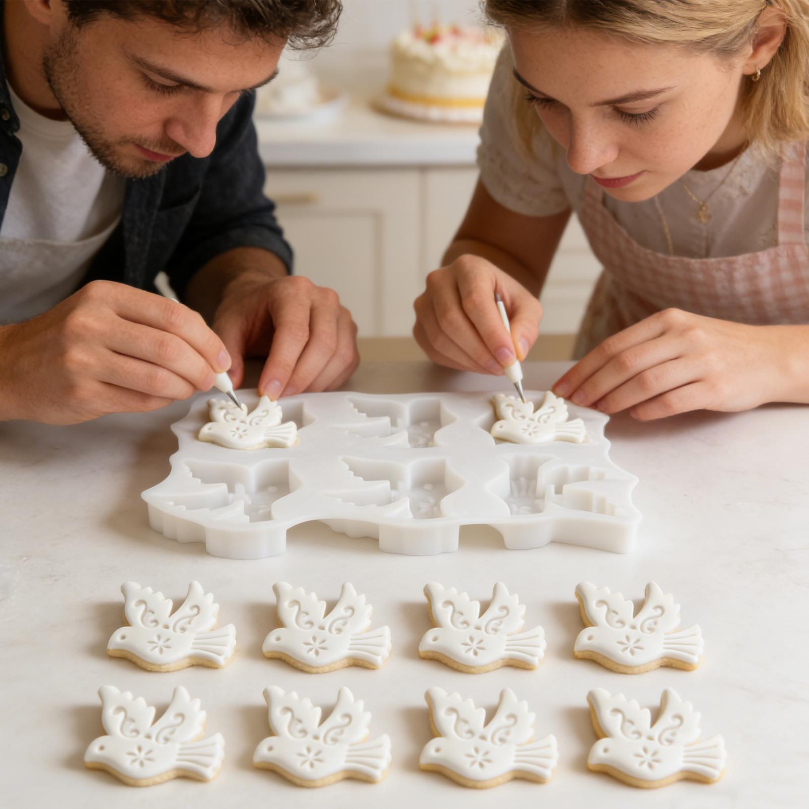 Bird Shape Silicone Mold 6-Cav - огляд і ціна Potsticker Mold