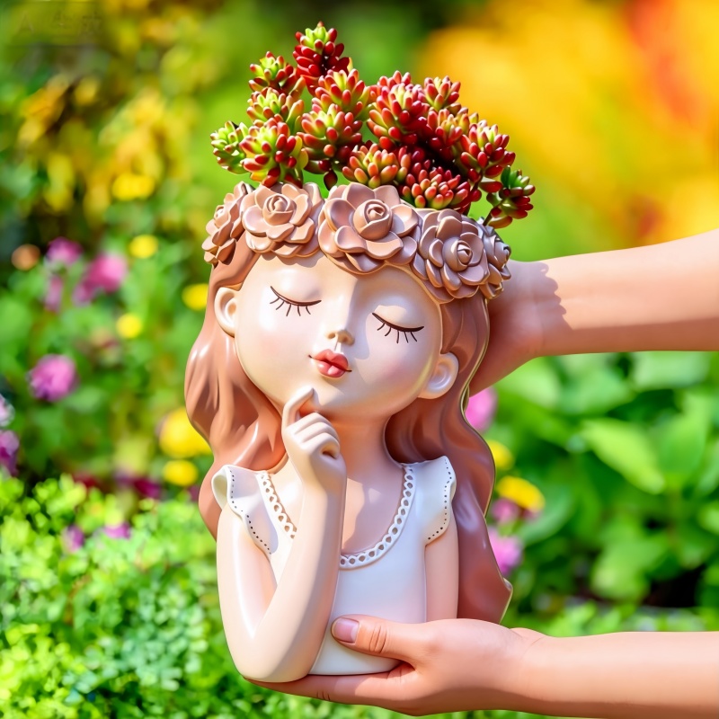 Large Fairy Girl Flower Pot Si - огляд і ціна Potsticker Mold