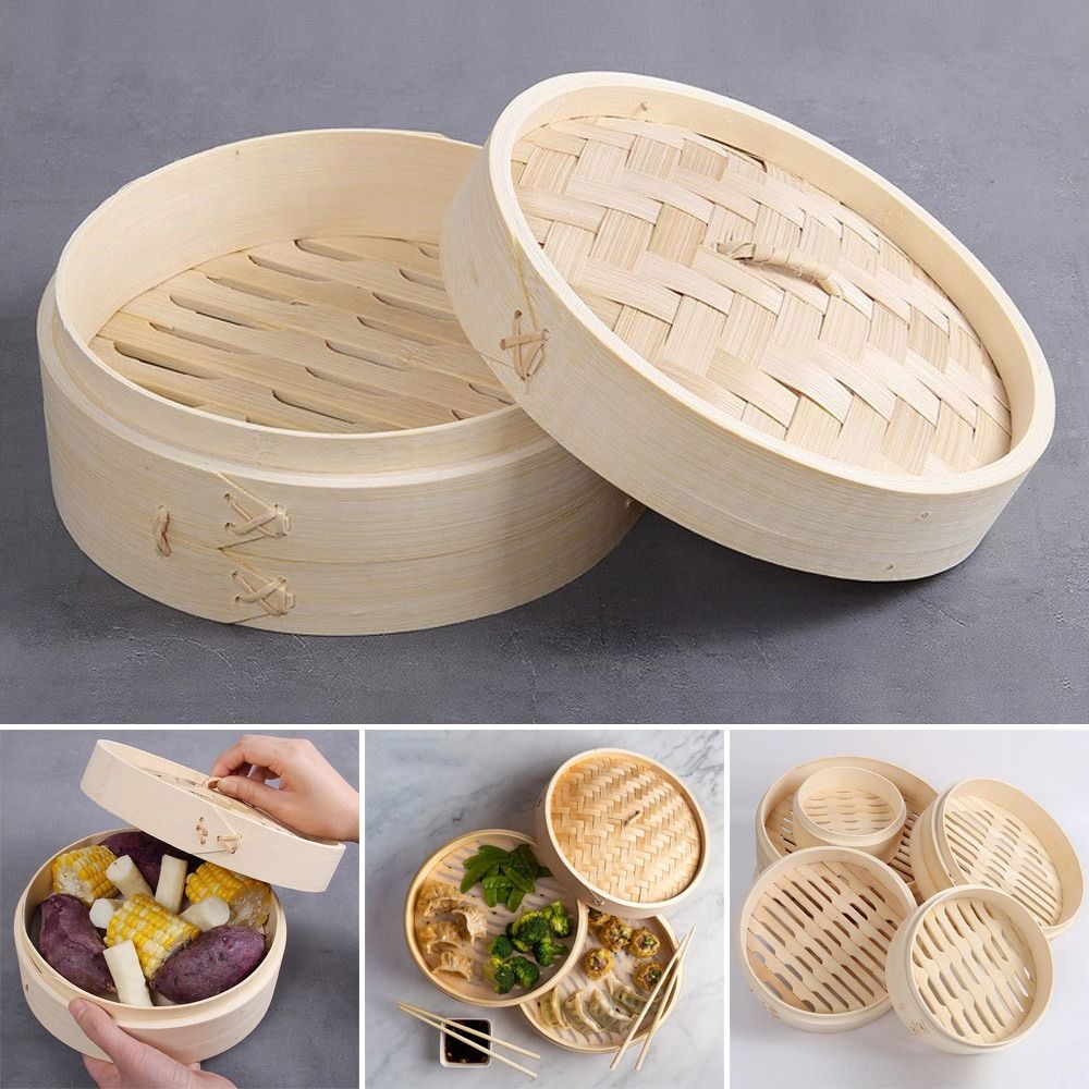 Chinese Steamer Bamboo Steamer - огляд і ціна Bao Steamer Bamboo