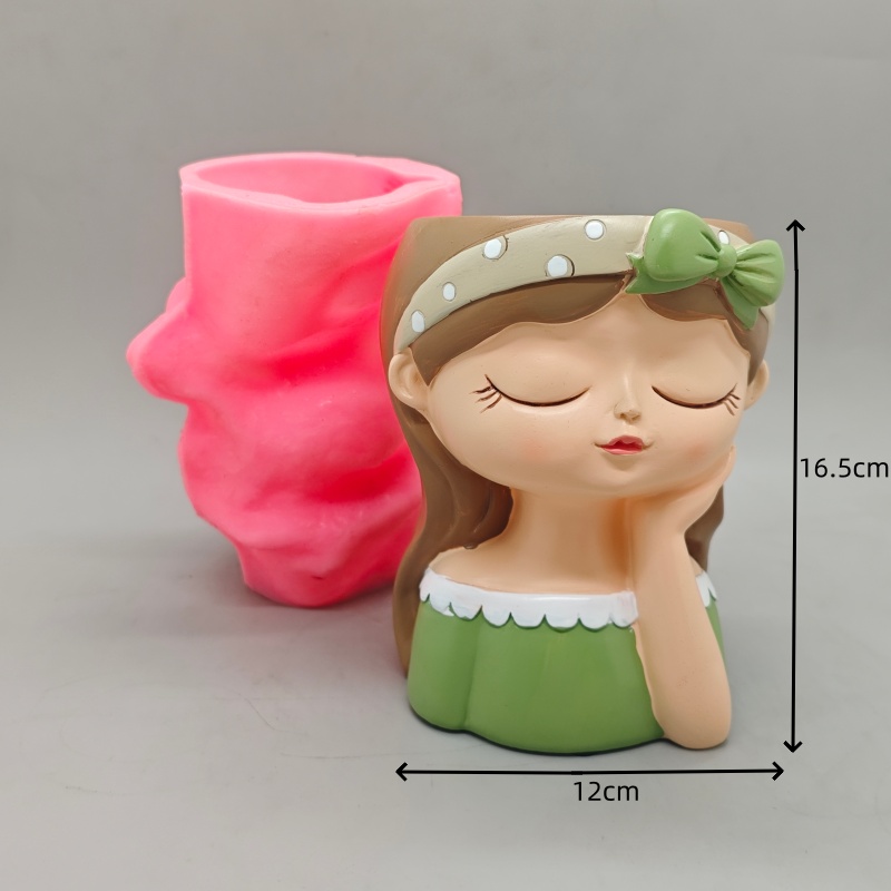 Silicone mold cute bow girl fl - огляд і ціна Potsticker Mold