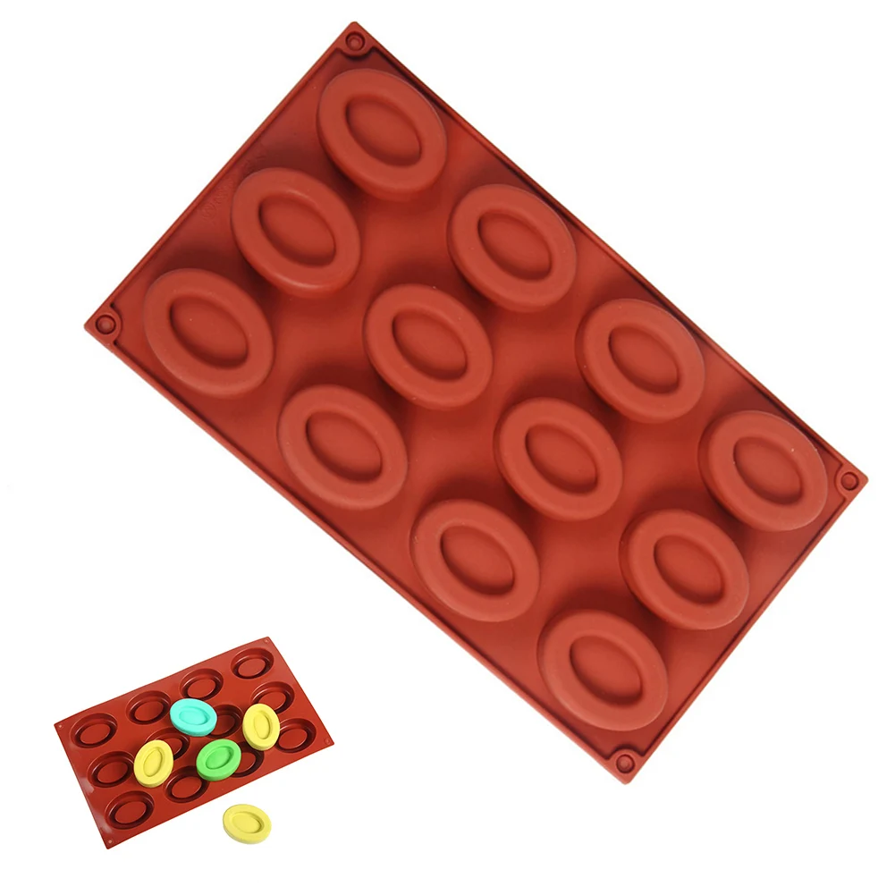 Flexible 12 Cavity Silicone Do - огляд і ціна Donut Mold Silicone