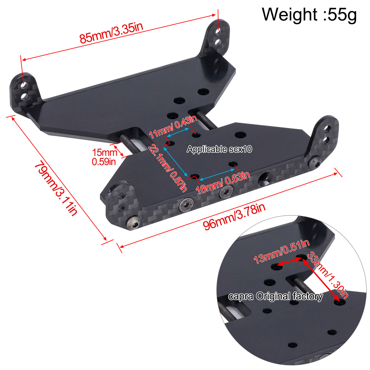 Carbon Fiber Chassis Skid Plat - огляд і ціна Crepe Pan Carbon