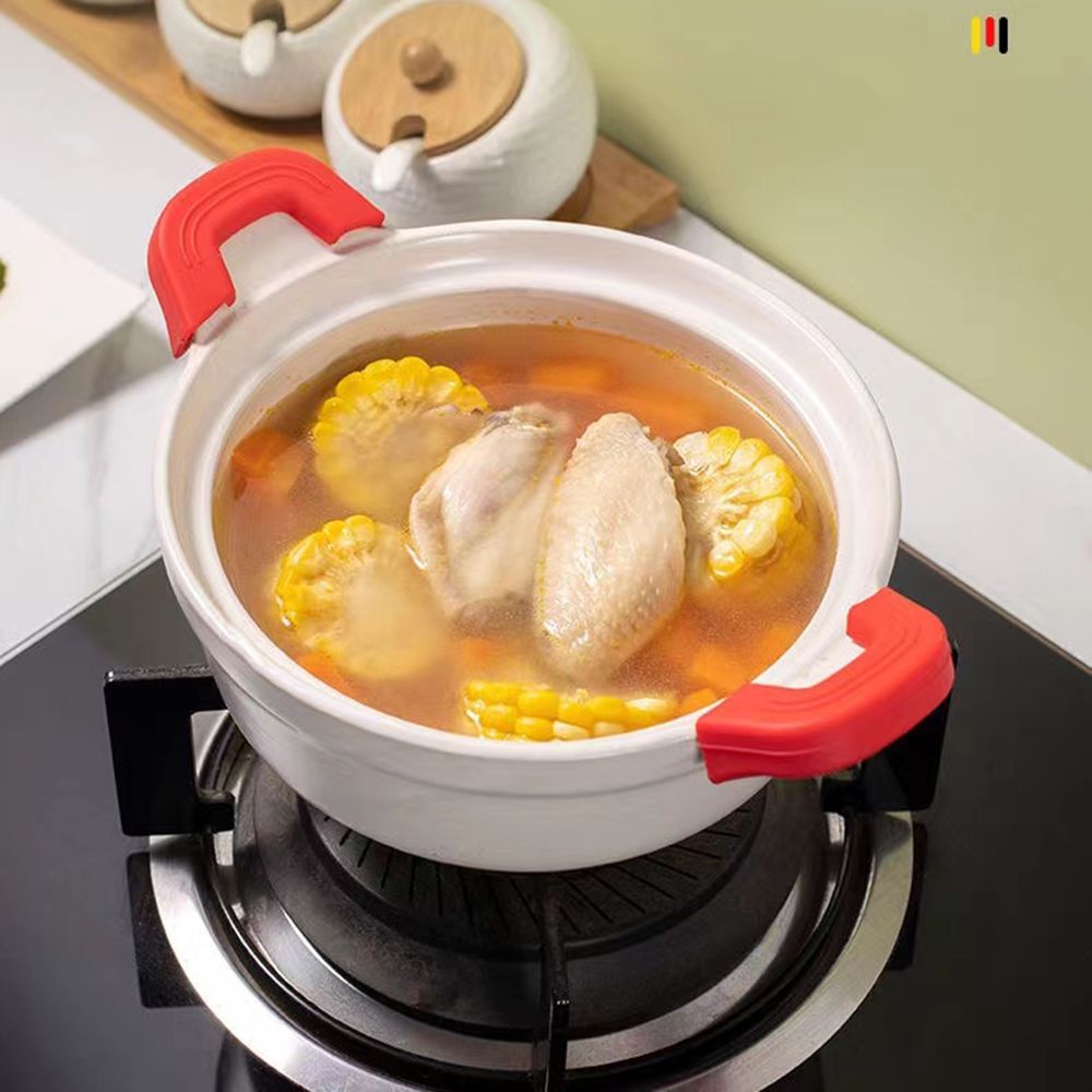 2PCS Silicone Anti-Scald Pot H - огляд і ціна Cast Iron Corn