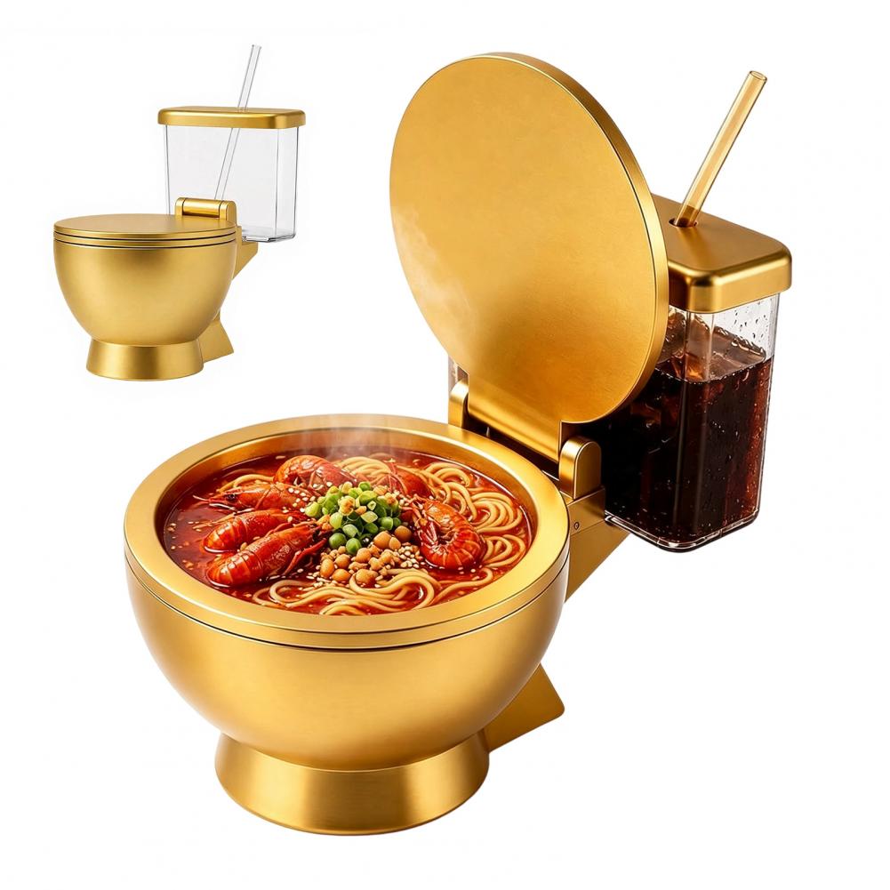Toilet Shaped Ramen Bowl Set,  - огляд і ціна Dim Sum Basket