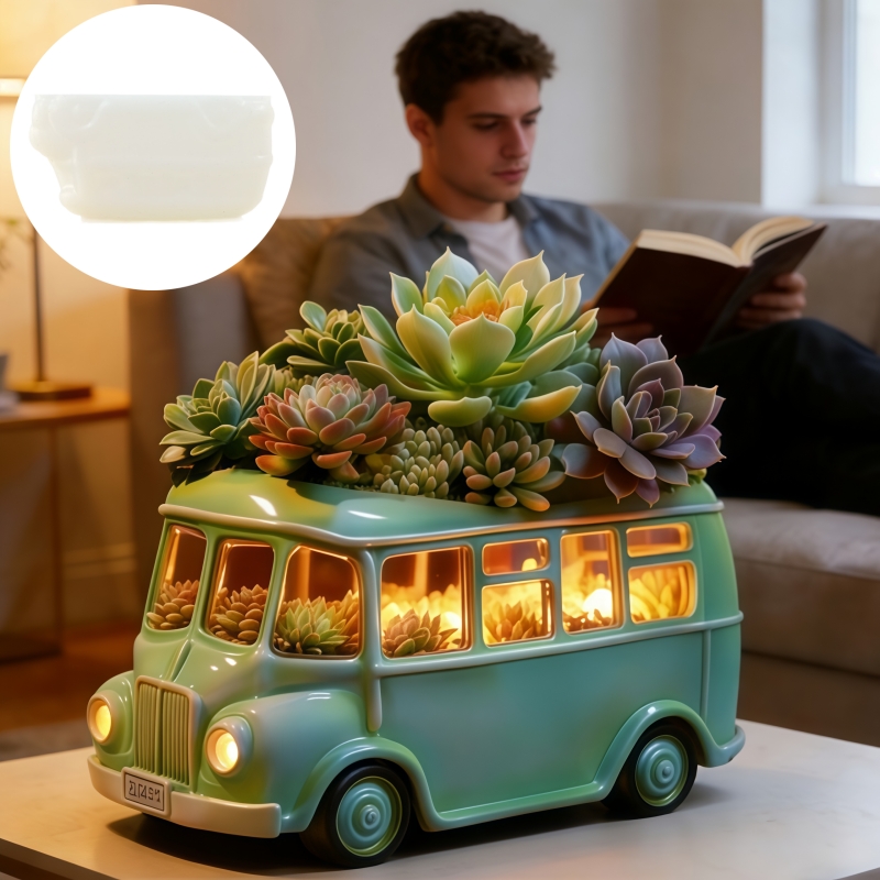 Bus succulent plant flowerpot  - огляд і ціна Potsticker Mold