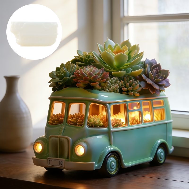 Bus succulent plant flowerpot  - огляд і ціна Potsticker Mold