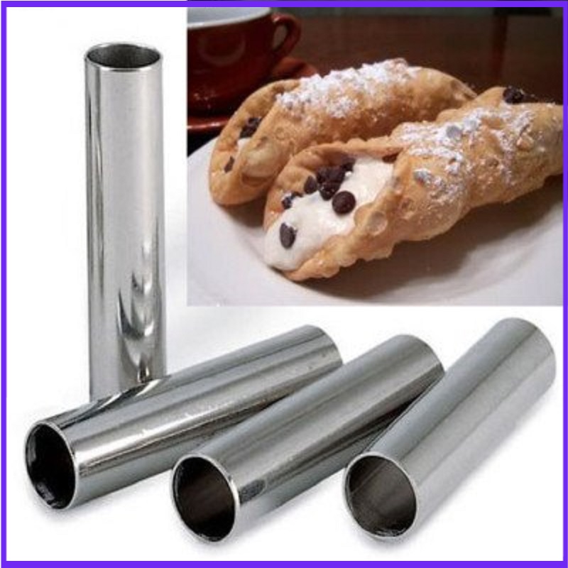 Alluminum Cannoli Forms, 4 Tub - огляд і ціна Danish Pancake Pan