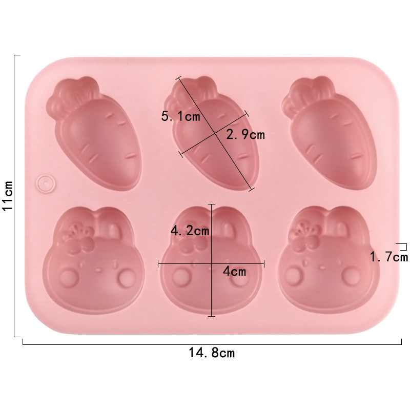Cartoon Silicone Mold Rabbit C - огляд і ціна Bunny Cake Mold