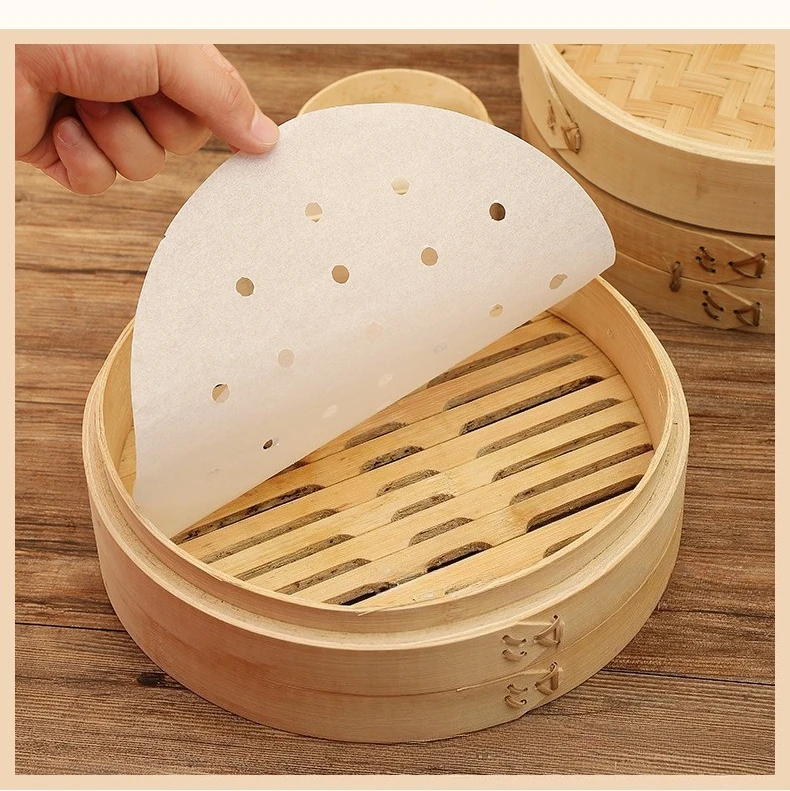 100Pcs Food Grade Disposable S - огляд і ціна Bao Steamer Bamboo