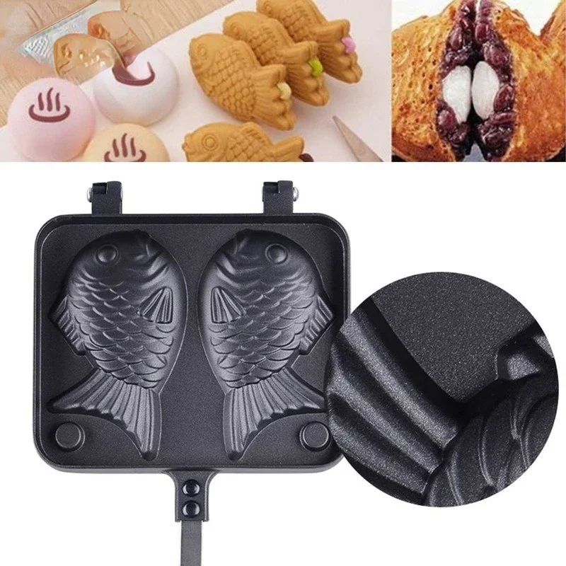 Kitchen Japanese Taiyaki Doubl - огляд і ціна Egg Waffle Pan