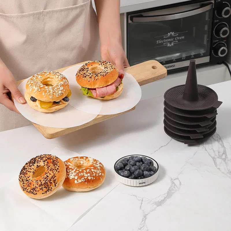 6Pcs Bagel Tools Silicone Mold - огляд і ціна Donut Mold Silicone