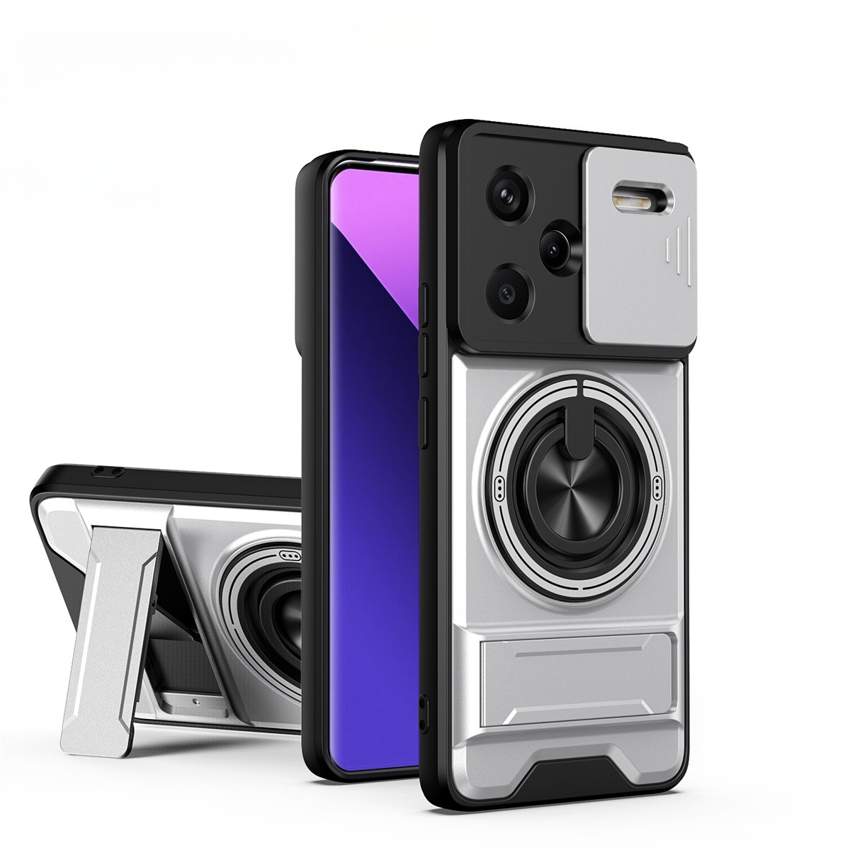 Lens Slide Camera Phone Case f - огляд і ціна Taco Stand Holder