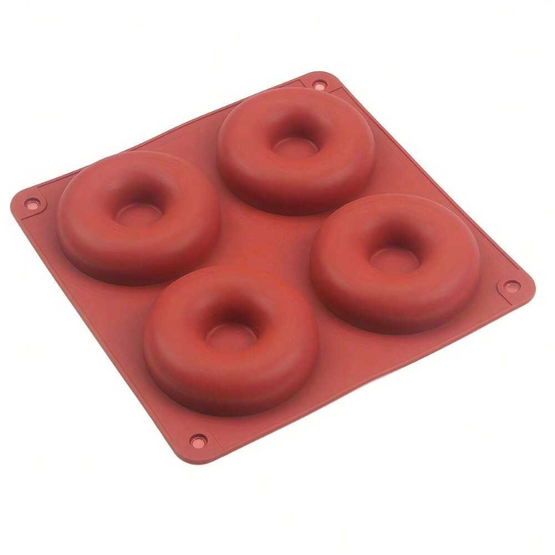1PC 4 Holes Donut Silicone Mol - огляд і ціна Donut Mold Silicone