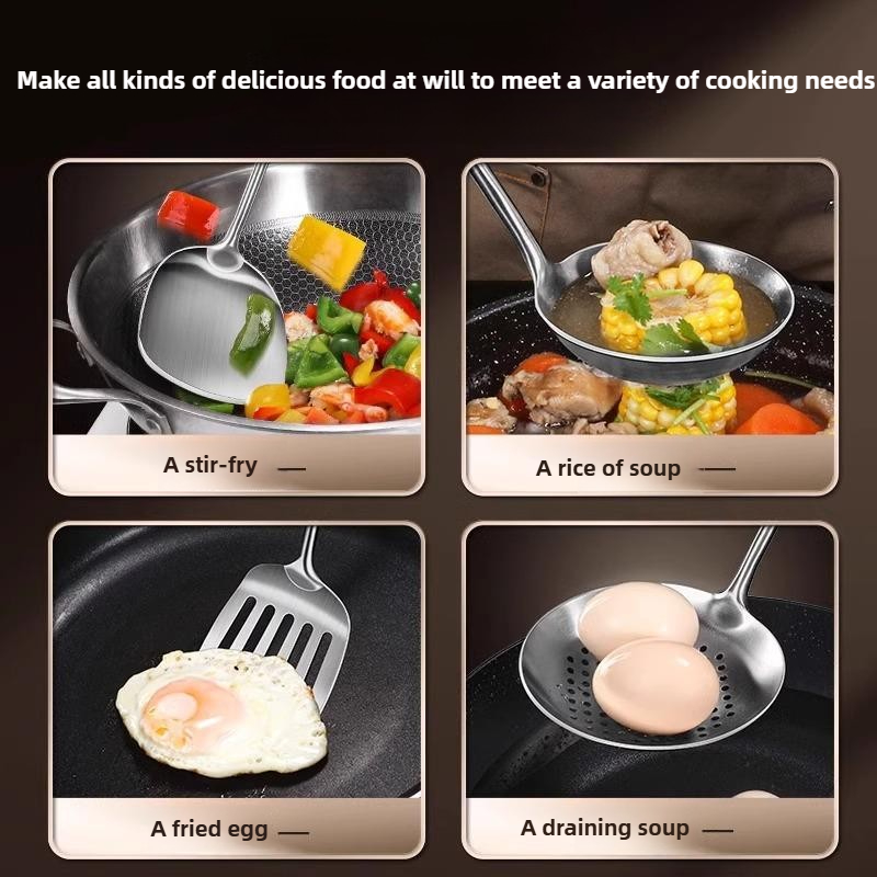 Food Stainless Steel Wok Spatu - огляд і ціна Okonomiyaki Spatula