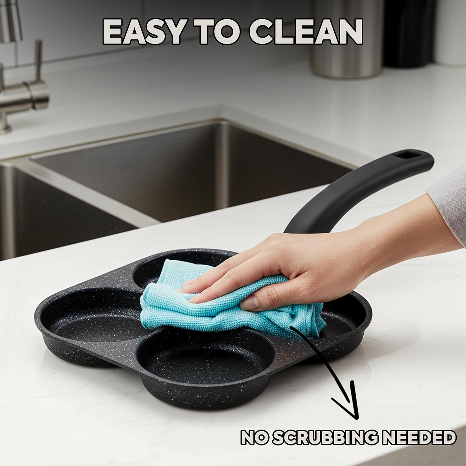 Egg Frying Pan Nonstick Pancak - огляд і ціна Egg Waffle Pan