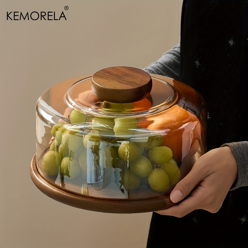 1PCS Round Wooden Cake Stand w - огляд і ціна Dim Sum Basket