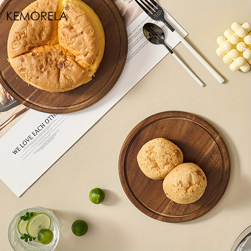 1PCS Round Wooden Cake Stand w - огляд і ціна Dim Sum Basket